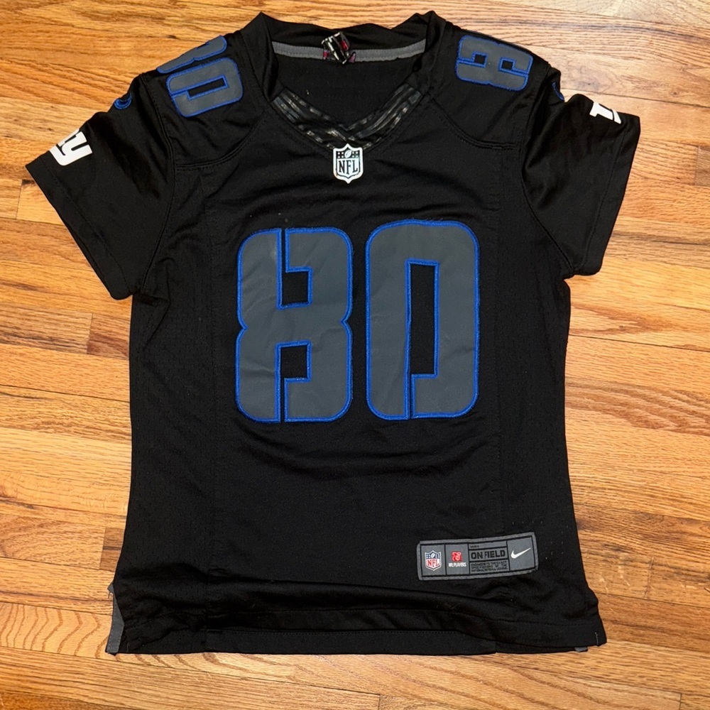 Nike Women's Black and Blue NFL Cruz Jersey